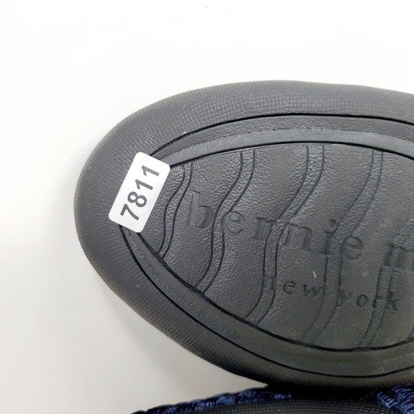 Bernie Mev Catwalk Shoes Womens 38 Blue‎ Woven Loafer Flat Minimalist Sandal - Picture 11 of 11